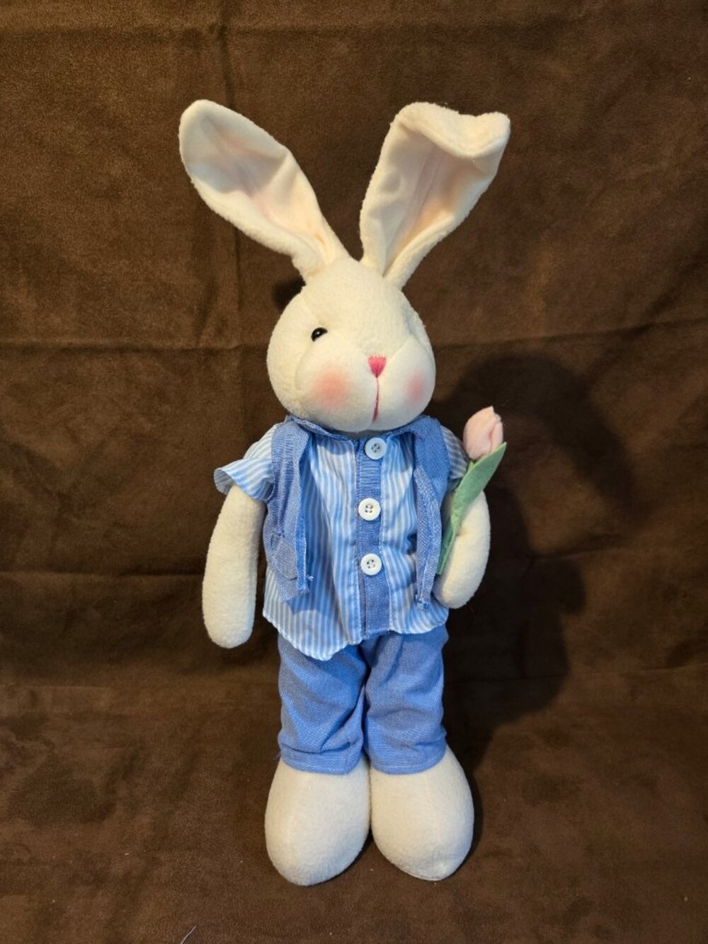 TJ Collection Boy Rabbit Wired Plush